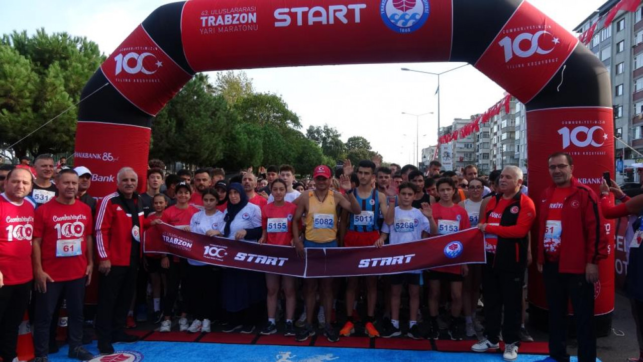 43. Trabzon Yarı Maratonu sonuçlandı