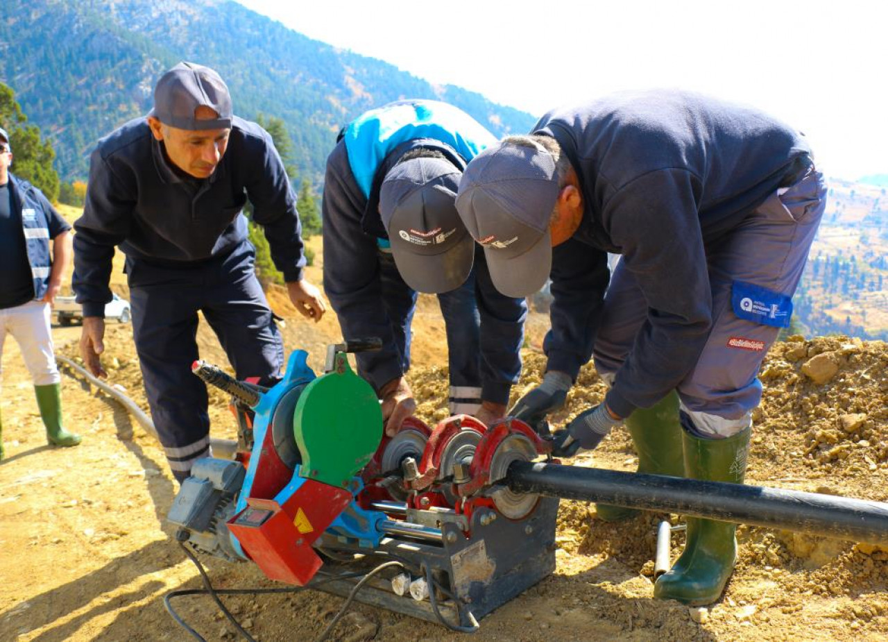 Antalya Büyükşehir Belediyesi’nden dev su deposu