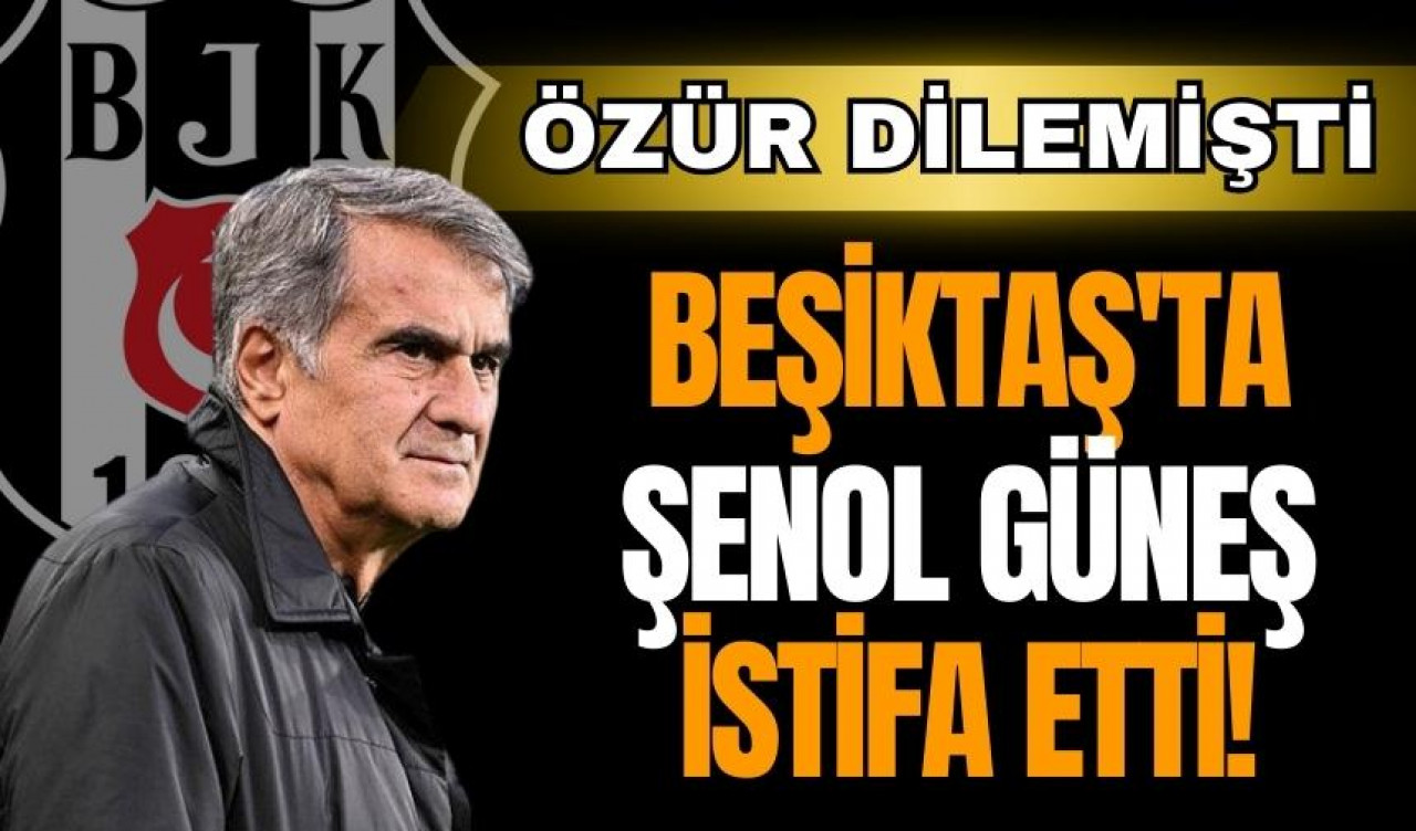 Şenol Güneş istifa etti