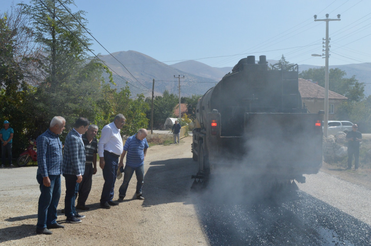 Antalya Büyükşehir Belediyesi Elmalı Çukurelma yolunda