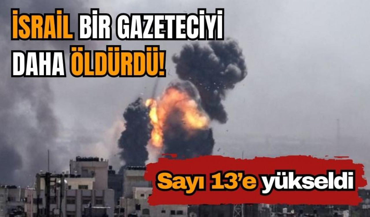 İsrail saldırısında gazeteci katliamı