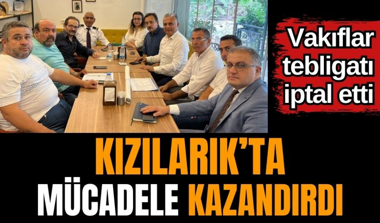 Kızılarık’ta mücadele kazandırdı!