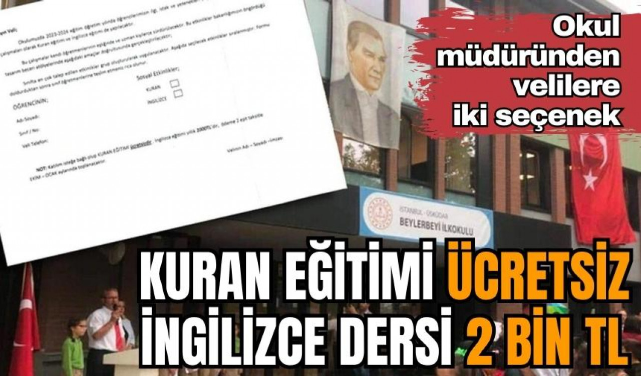 Okullar tarikatların kucağına düştü! Kuran eğitimi ücretsiz İngilizce dersi 2 bin TL