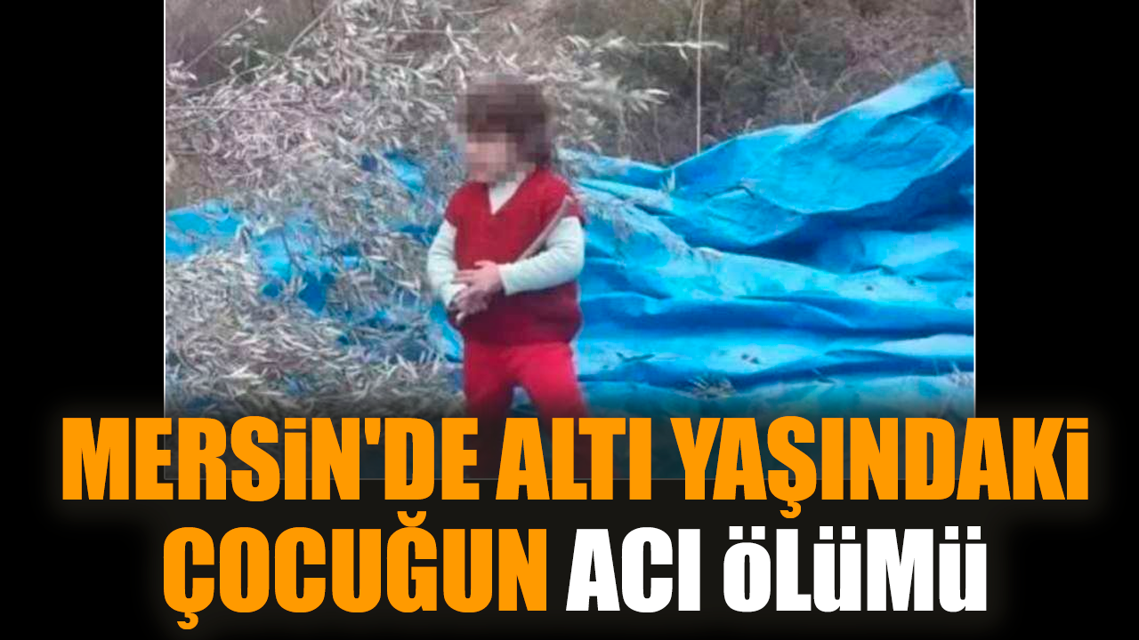 Mersin'de altı yaşındaki çocuğun acı ölümü