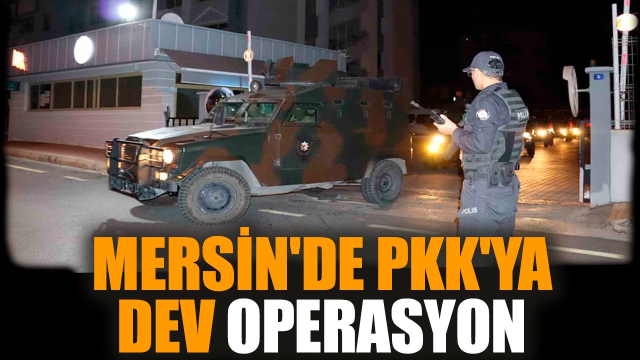 Mersin'de P*K/K*K'ya dev operasyon!