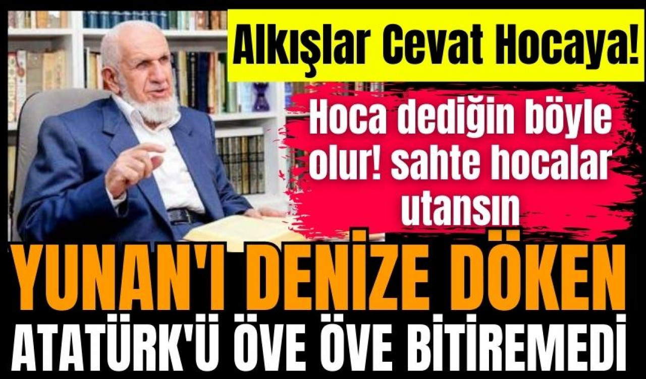 Yunan'ı denize döken Atatürk'ü öve öve bitiremedi