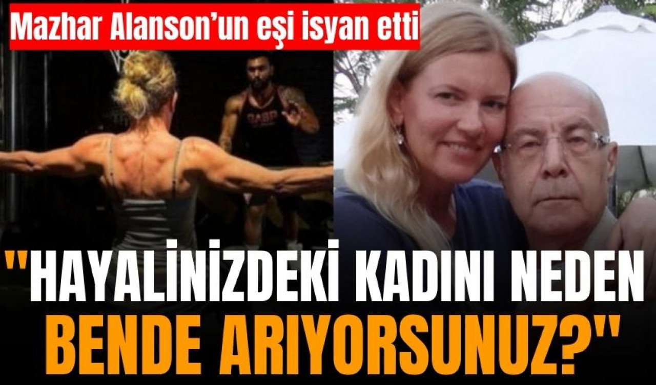 Mazhar Alanson'un eşi isyan etti!