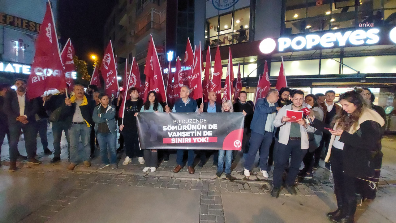 "Emekçiyi yakan bu düzene lanet olsun"