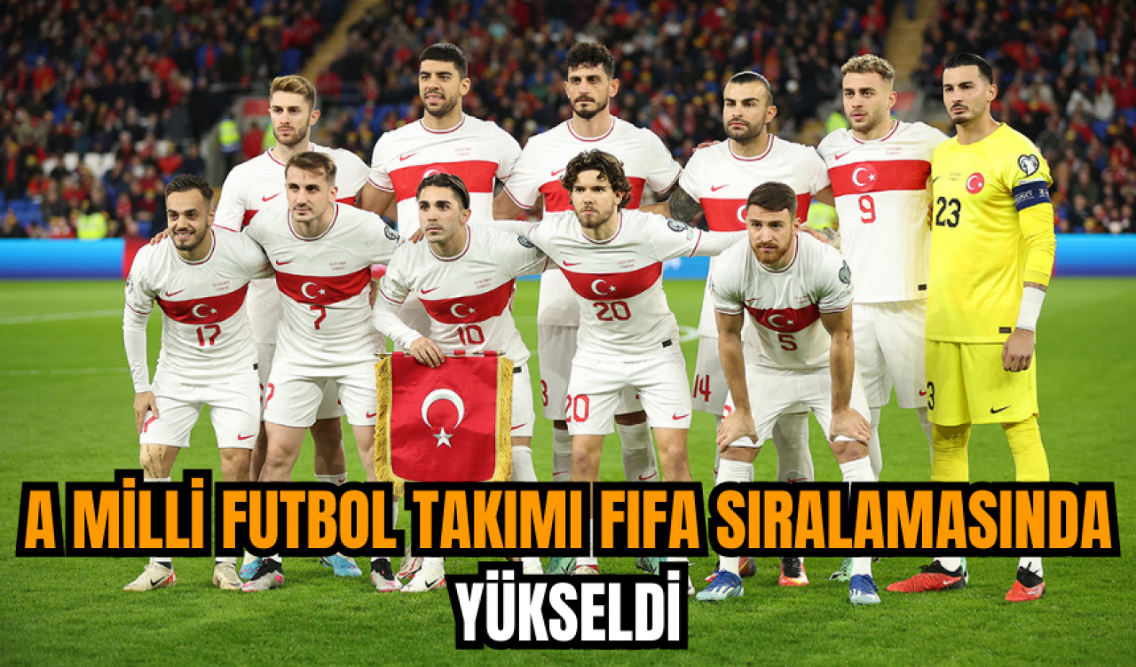 A Milli Futbol Takımı FIFA sıralamasında yükseldi