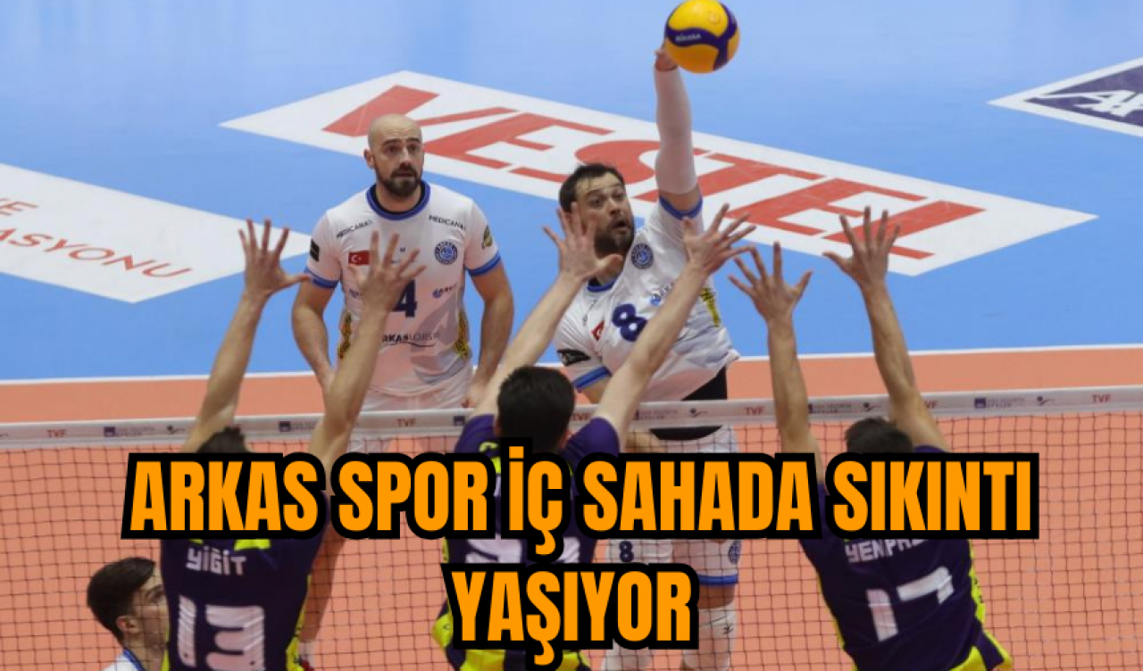 Arkas Spor iç sahada sıkıntı yaşıyor