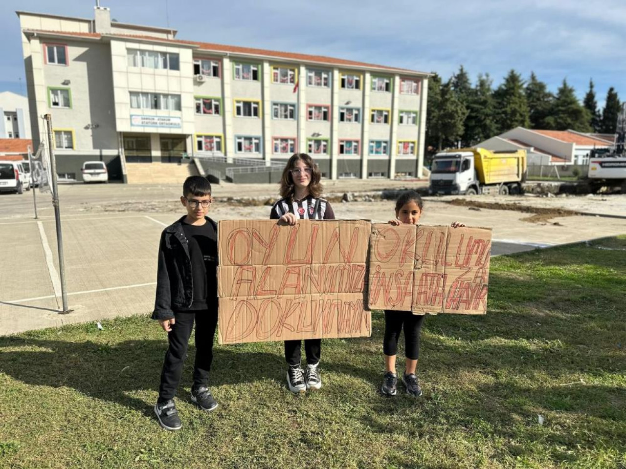 Samsun'da anaokulu inşaatı