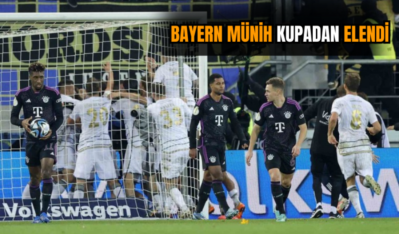 Bayern Münih kupadan elendi