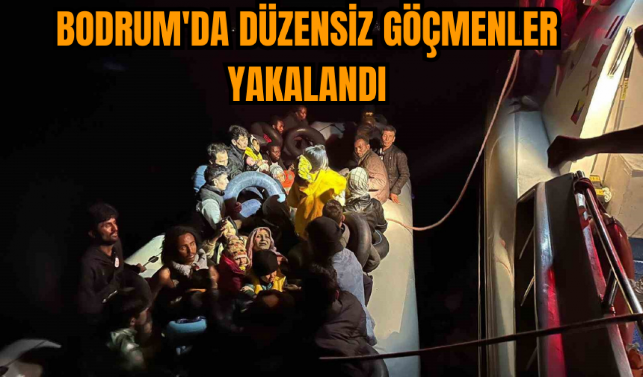 Bodrum'da düzensiz göçmenler yakalandı