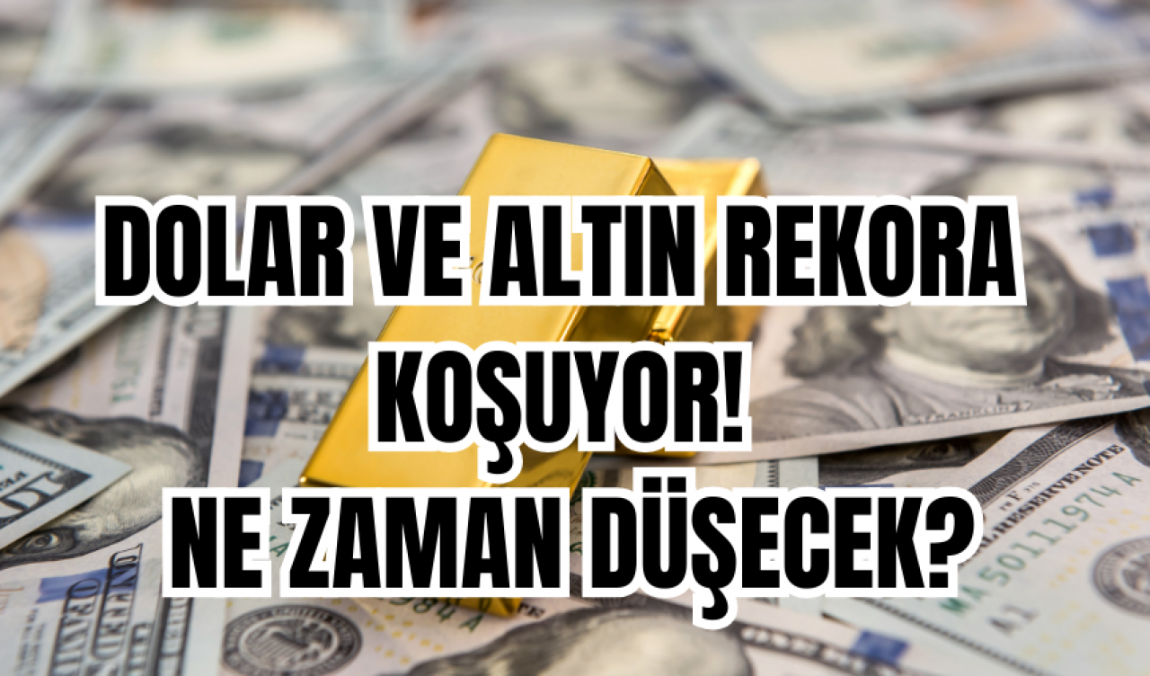 Dolar ve Altın Rekora Koşuyor! Ne zaman düşecek?