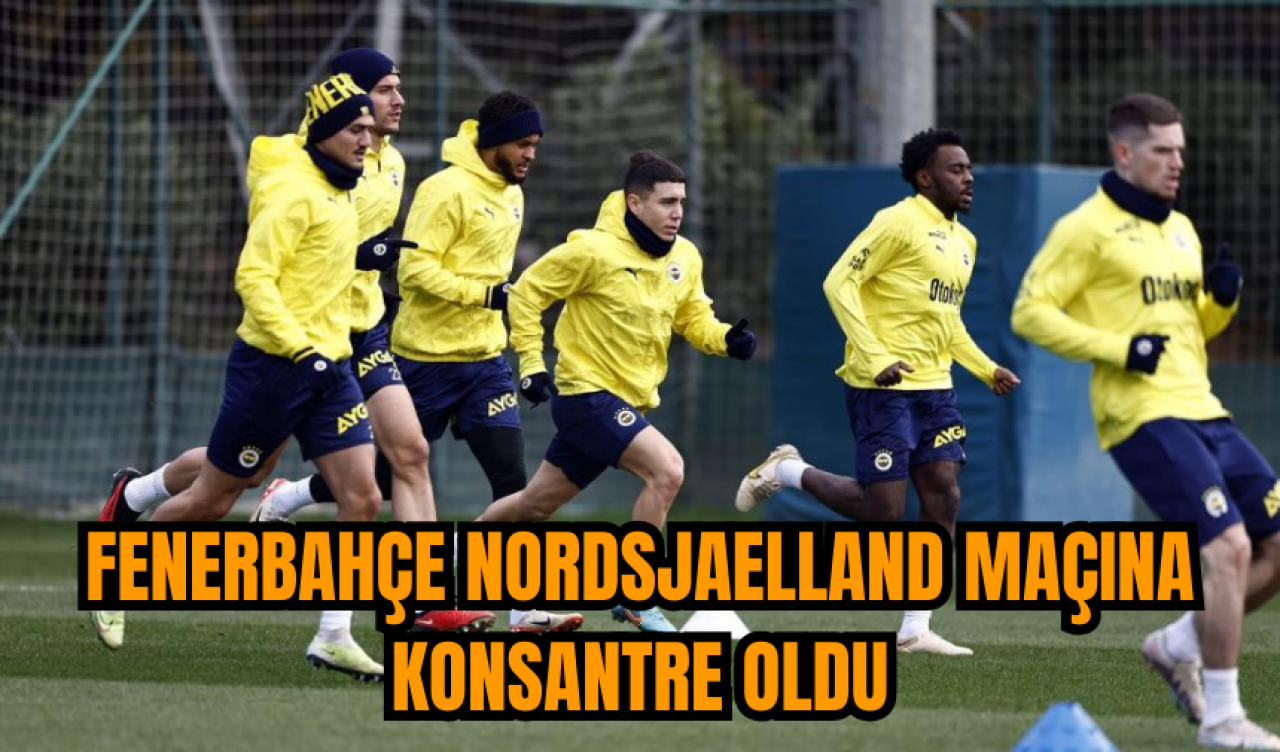 Fenerbahçe Nordsjaelland maçına konsantre oldu