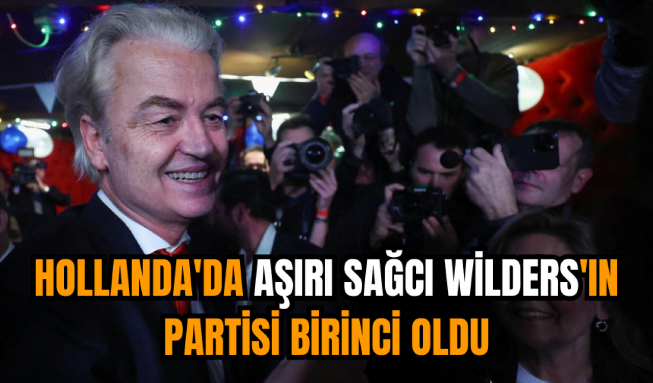 Hollanda'da aşırı sağcı Wilders'ın partisi birinci oldu