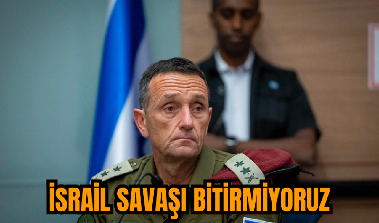 İsrail savaşı bitirmiyoruz