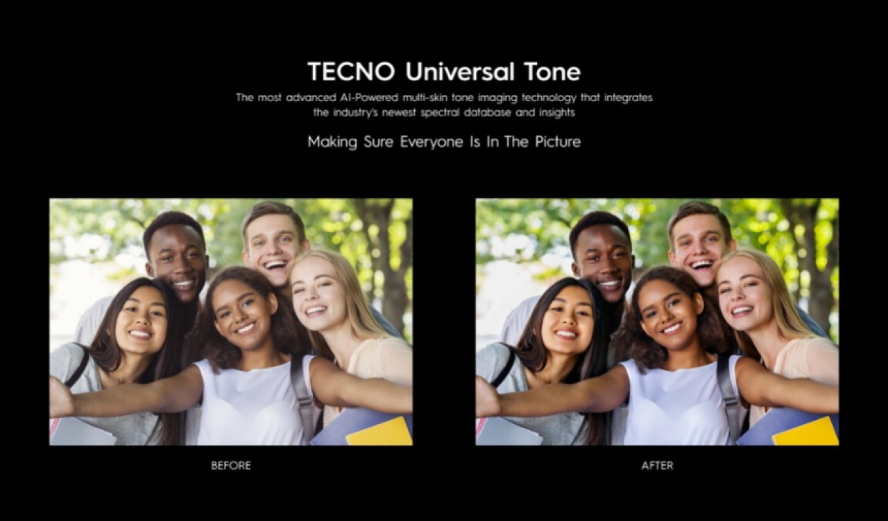 TECNO Universal Tone ile her cilt tonunun güzelliğini yansıtacak