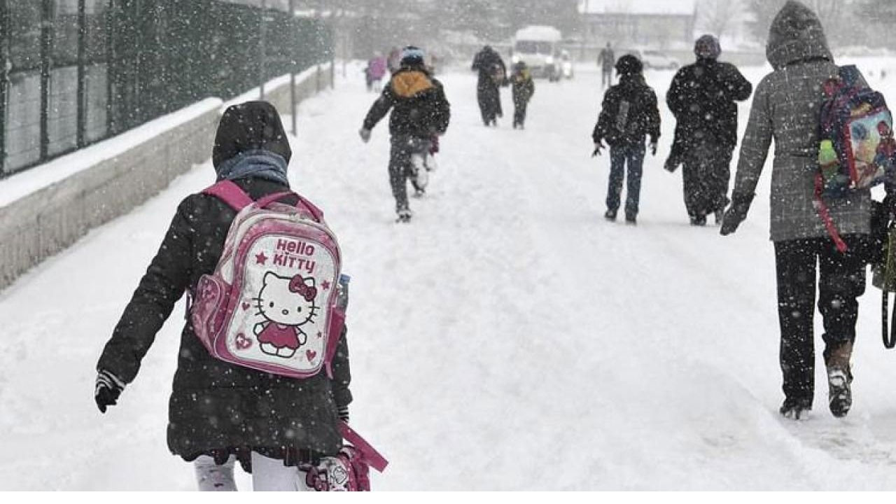 Kastamonu'da okullar tatil edildi