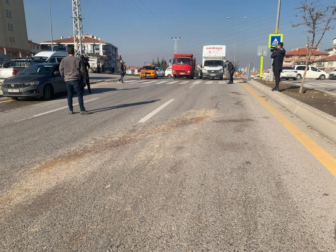 Ankara'da hafriyat kamyonu çarpan kadın hayatını kaybetti