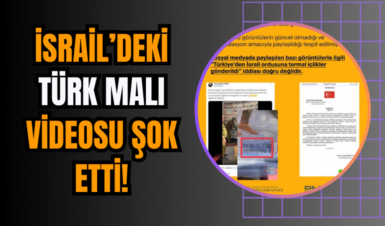 İsrail’deki Türk Malı Videosu Şok Etti!