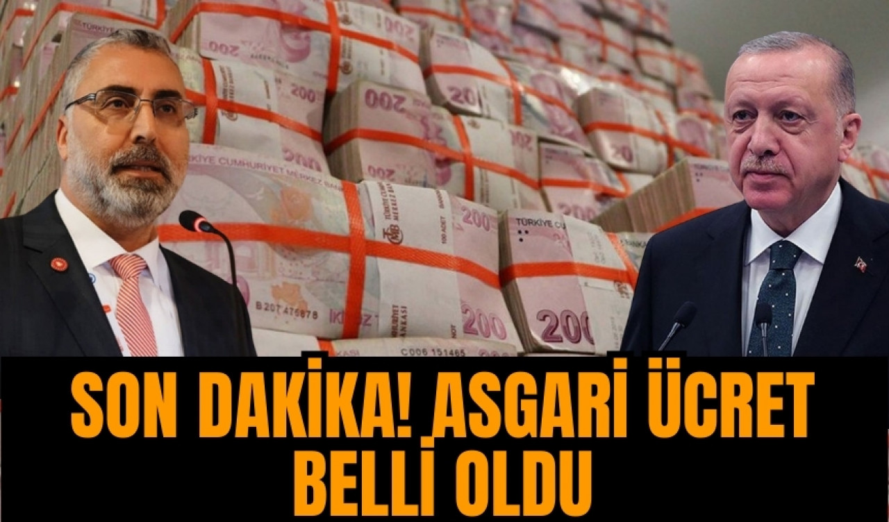 Son Dakika! Bakan Işıkhan duyurdu! Asgari ücret belli oldu