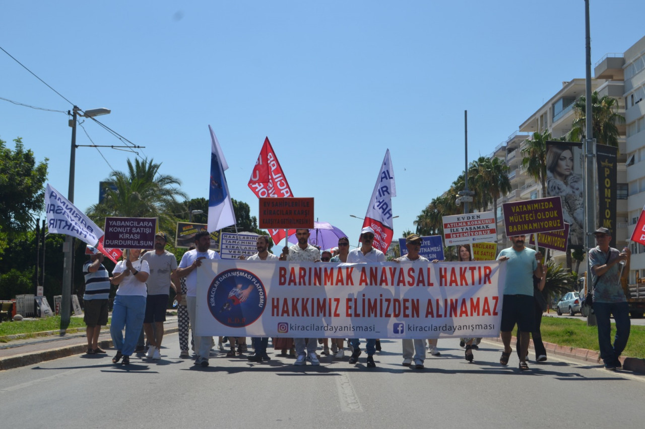 Antalya Kiracılar Dayanışma Platformu üyesi Cengiz Kul: Yatıp kalkıp Filistin diyorlar kendi vatandaşını unuttular