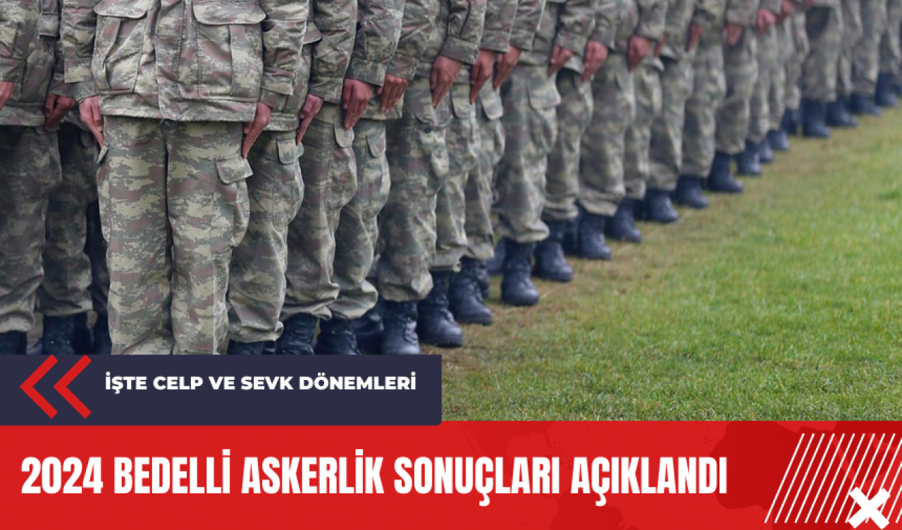 2024 bedelli askerlik sonuçları açıklandı: İşte celp ve sevk dönemleri