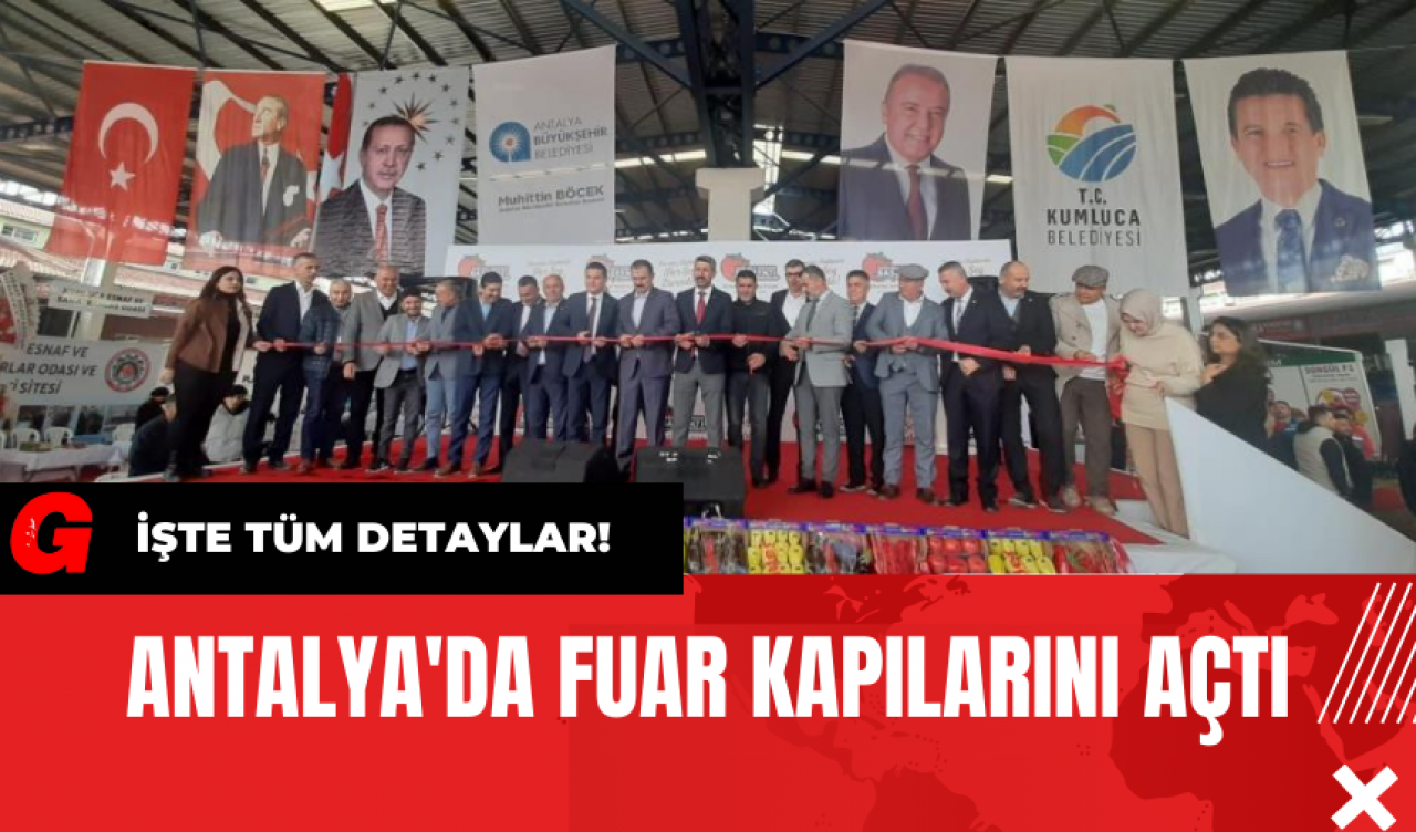 Antalya'da Fuar Kapılarını Açtı