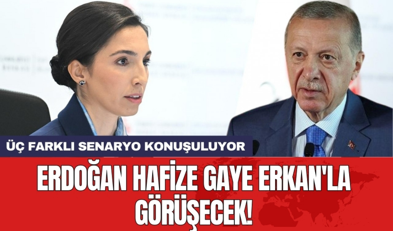 Erdoğan Hafize Gaye Erkan'la görüşecek! Üç farklı senaryo konuşuluyor