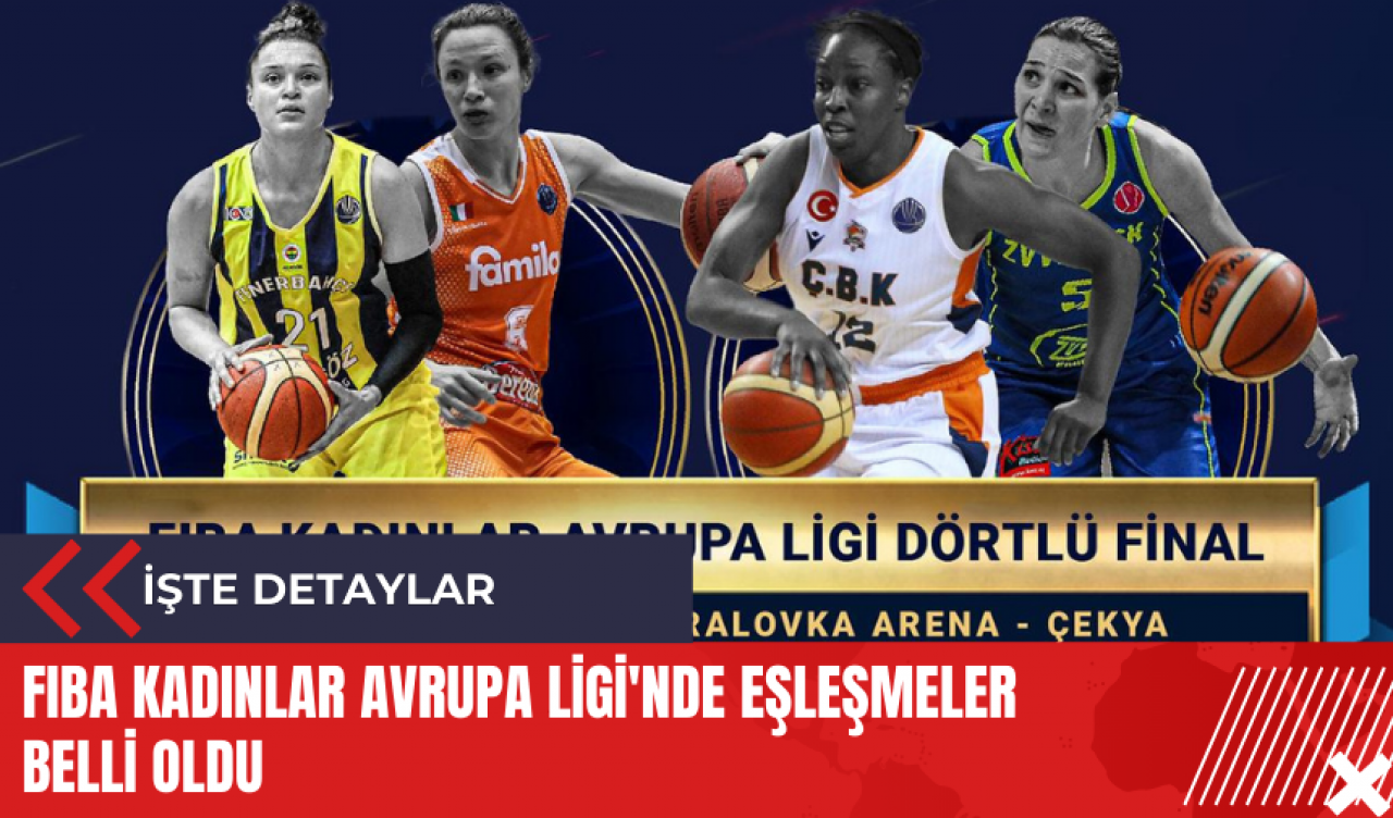 FIBA Kadınlar Avrupa Ligi'nde eşleşmeler belli oldu