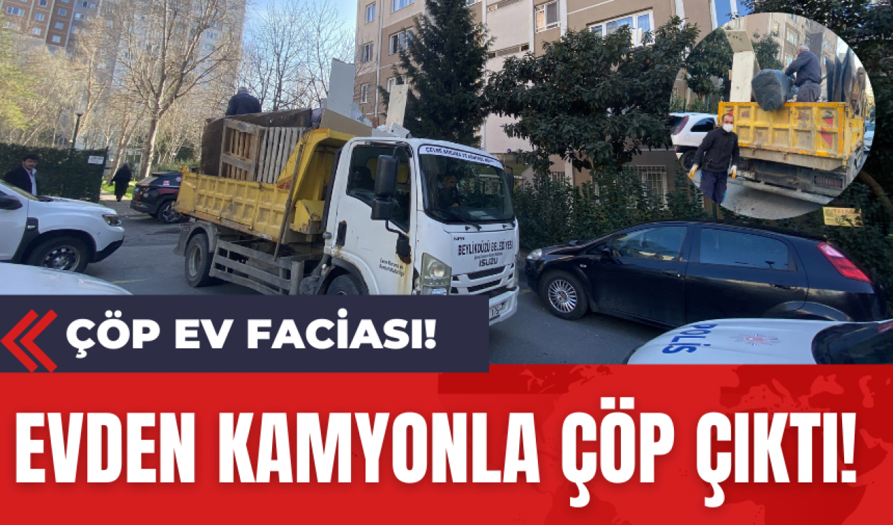 Çöp Ev Faciası! Evden Kamyonla Çöp Çıktı!