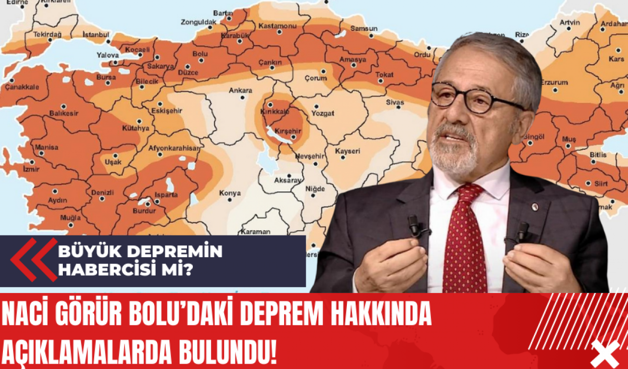 Naci Görür Bolu’daki Deprem Hakkında Açıklamalarda Bulundu!