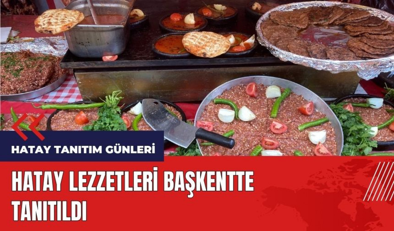 Hatay lezzetleri başkentte tanıtıldı