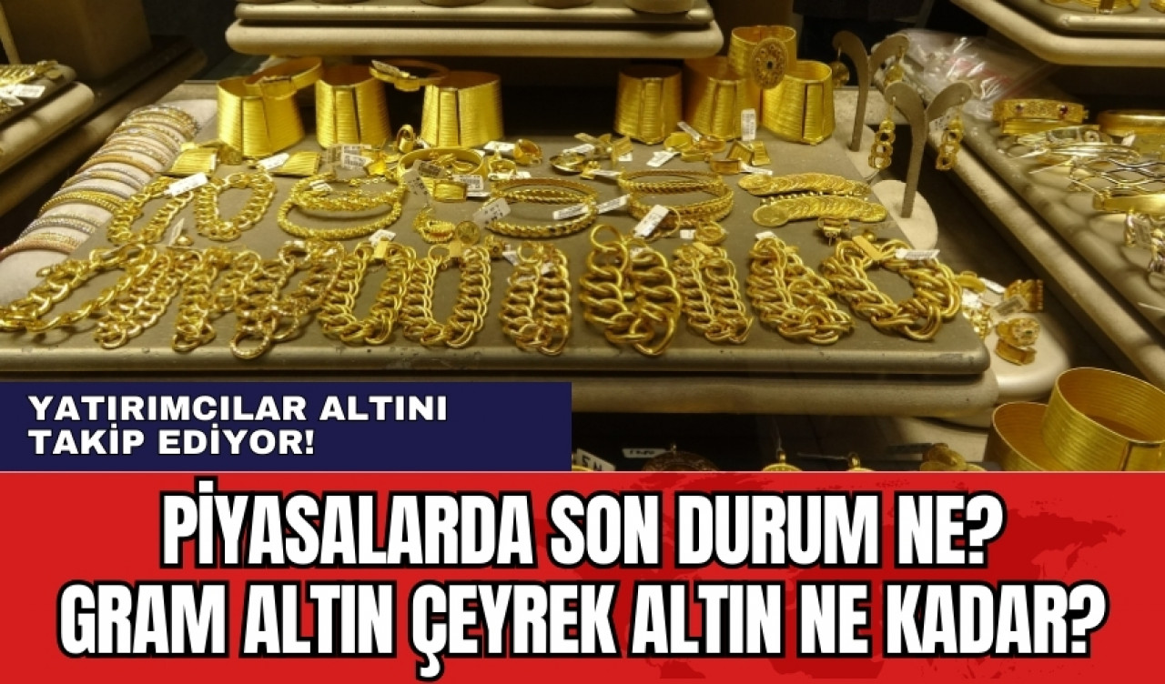 Altından seçim sonuçlarına ilk tepki! Gram altın ve çeyrek altın fiyatları 1 Nisan 2024 Pazartesi