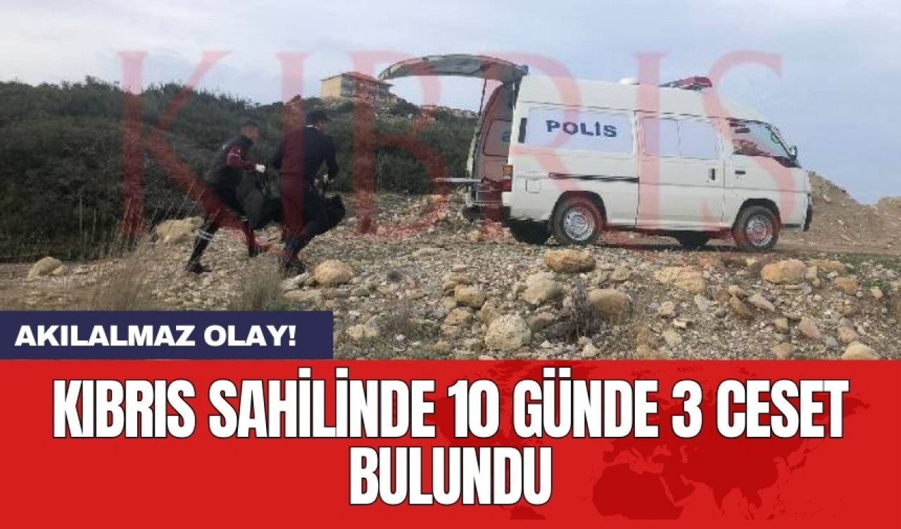 Kıbrıs sahilinde 10 Günde 3 ces*t bulundu