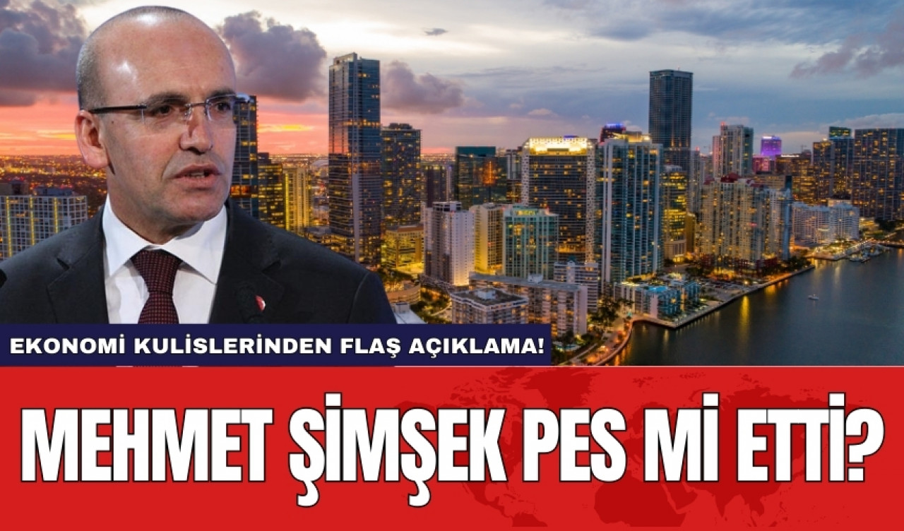 Ekonomi kulislerinden flaş açıklama! Mehmet Şimşek pes mi etti?