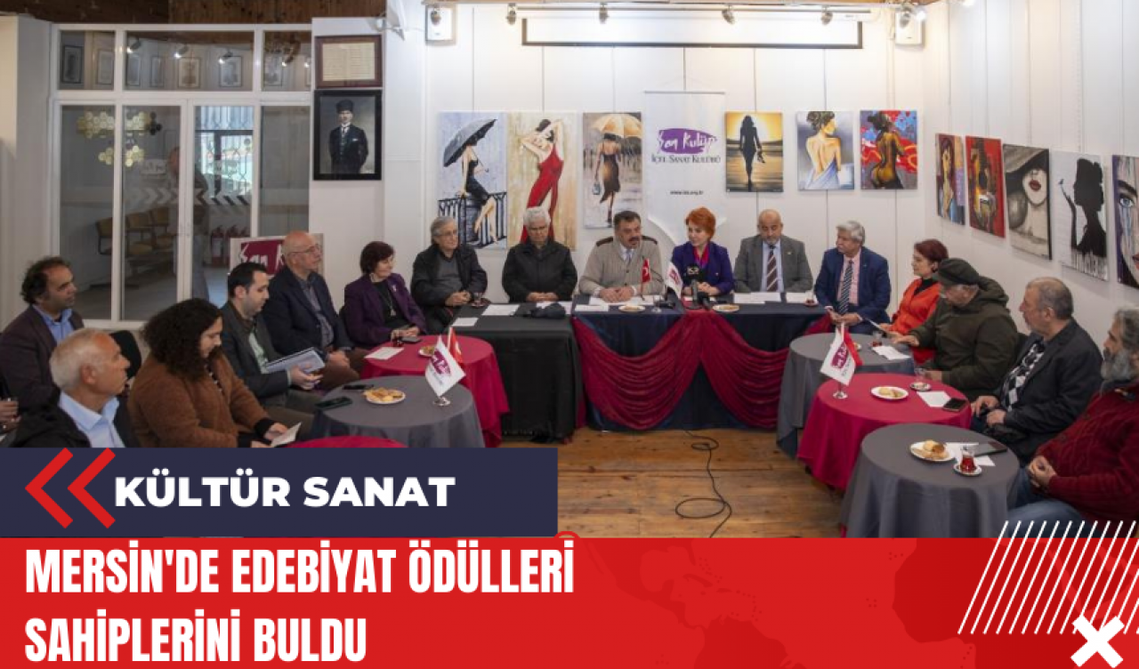 Mersin'de Edebiyat Ödülleri sahiplerini buldu