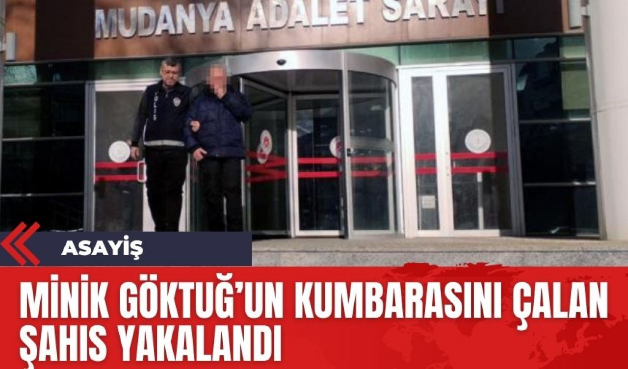 Minik Göktuğ’un bağış kumbarasını çalan hırsız yakalandı   