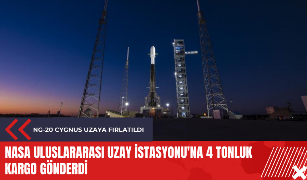 NASA Uluslararası Uzay İstasyonu'na 4 tonluk kargo gönderdi