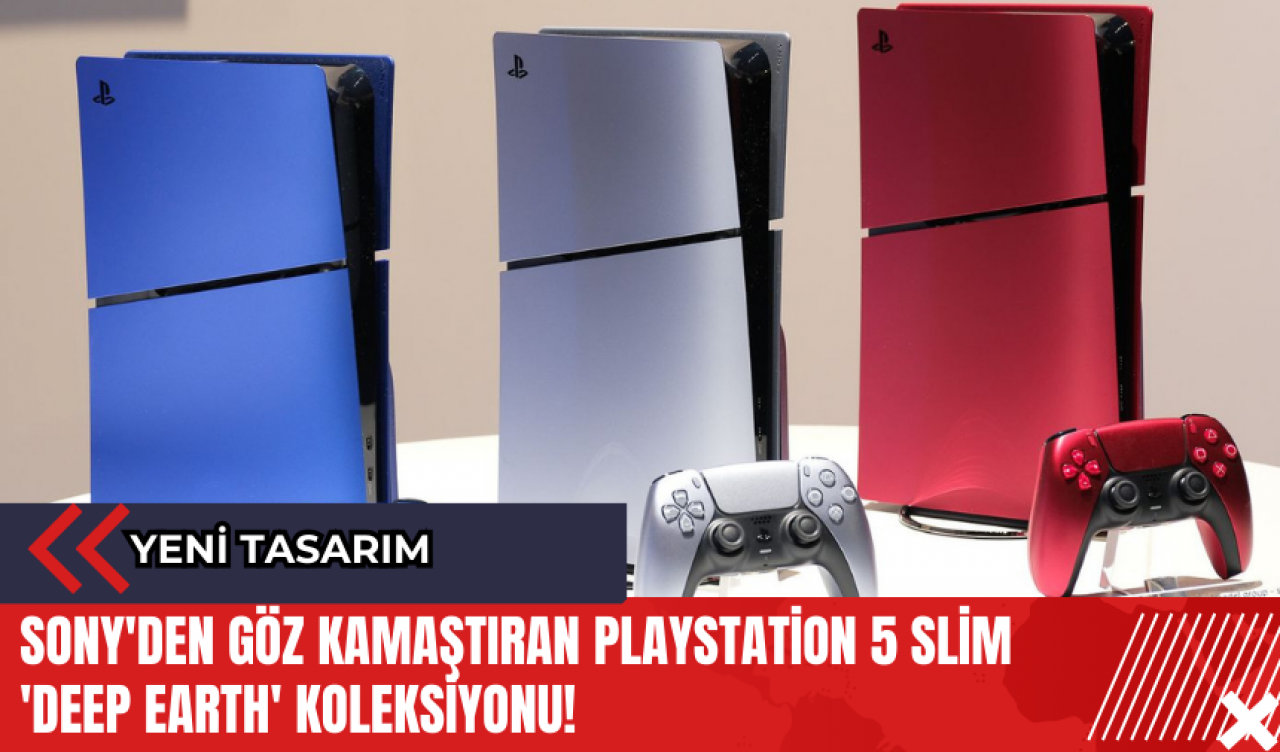 Sony'den göz kamaştıran PlayStation 5 Slim 'Deep Earth' koleksiyonu!