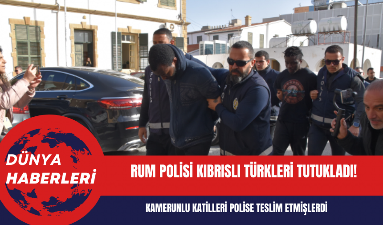 Rum polisi Kamerunlu katilleri polise teslim eden Kıbrıslı Türkleri tutukladı