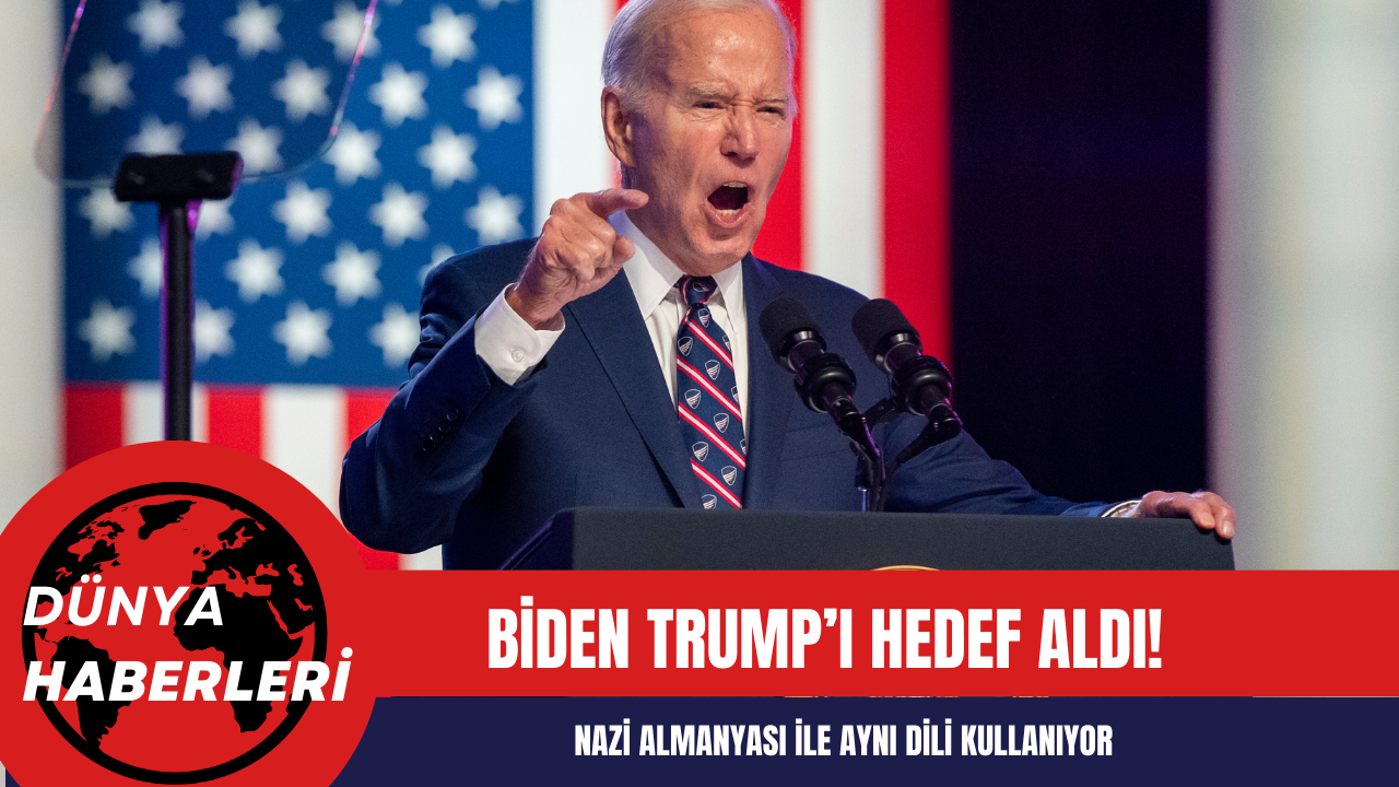 Biden seçim kampanyasında Trump'ı hedef aldı: Nazi Almanyası ile aynı dili kullanıyor