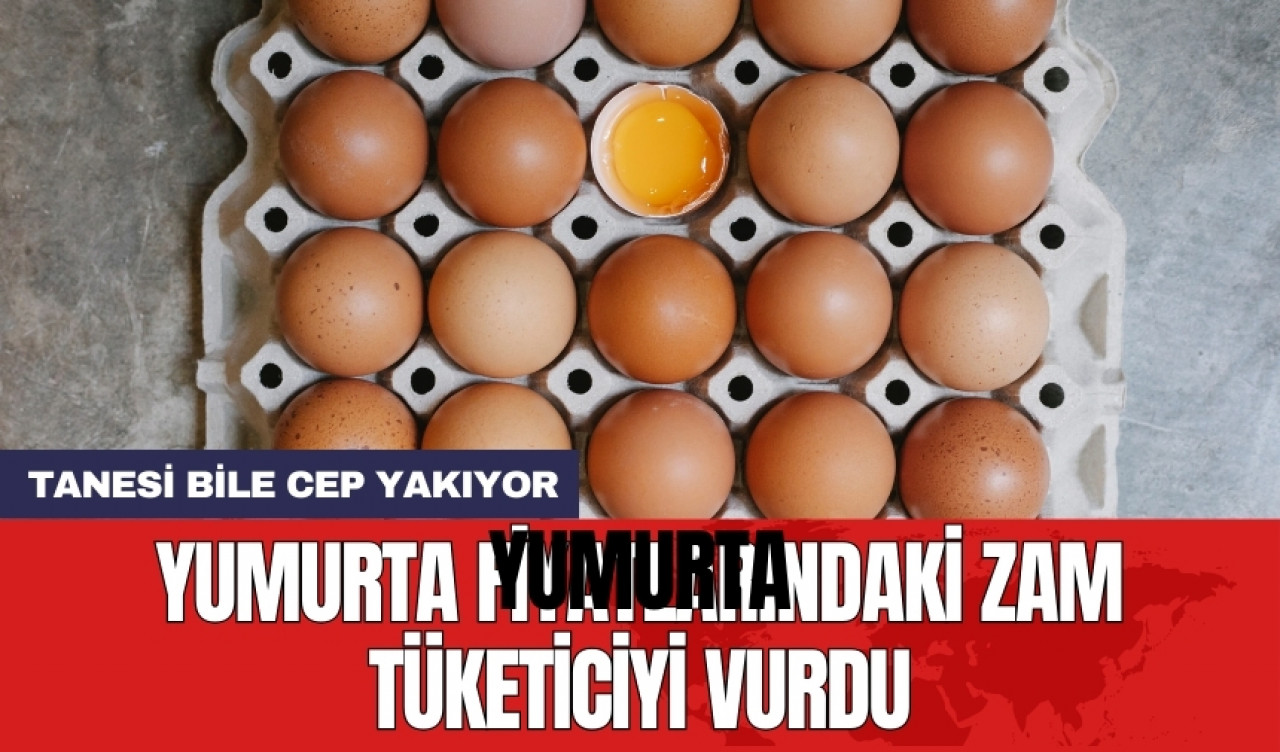 Yumurta fiyatlarındaki zam tüketiciyi vurdu