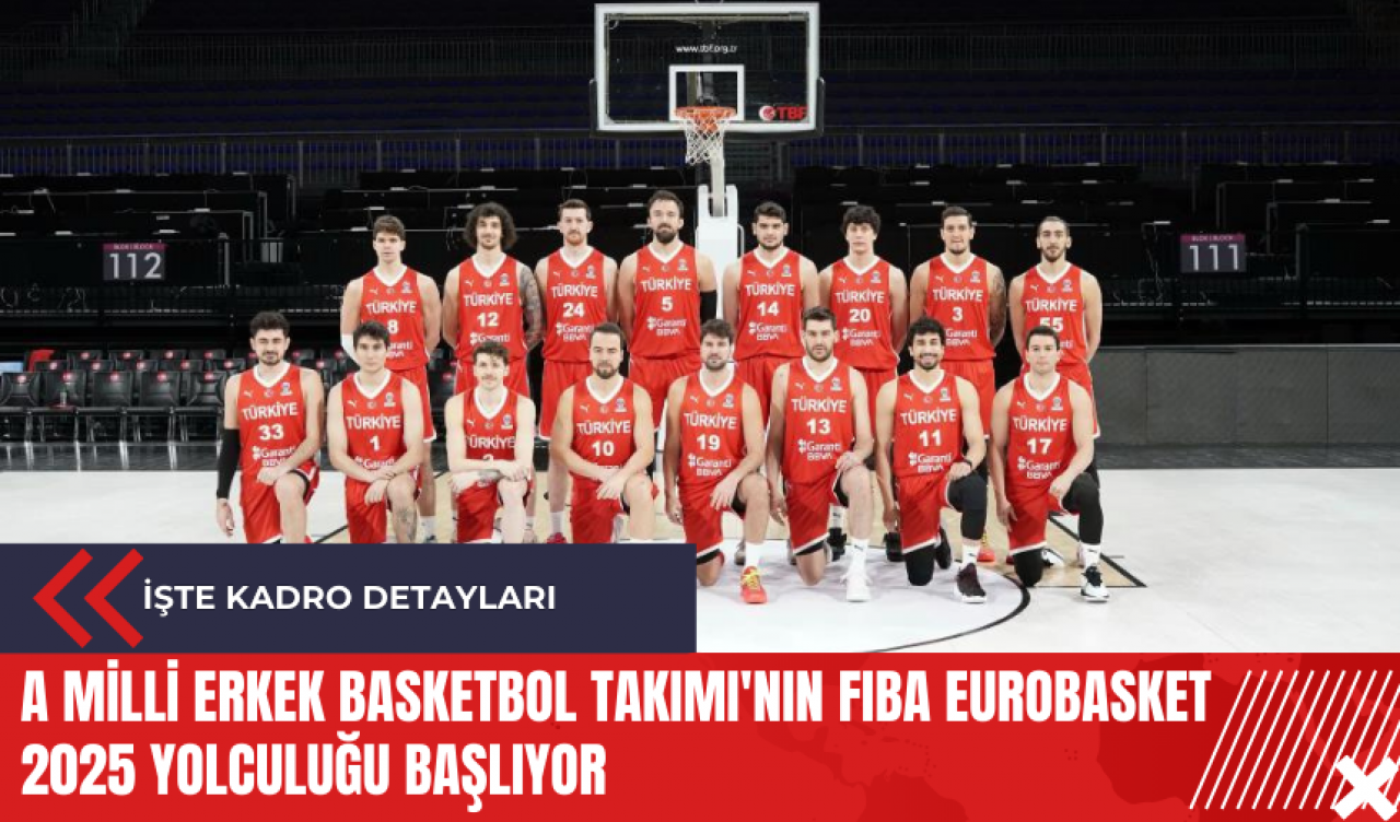 A Milli Erkek Basketbol Takımı'nın FIBA EuroBasket 2025 yolculuğu başlıyor