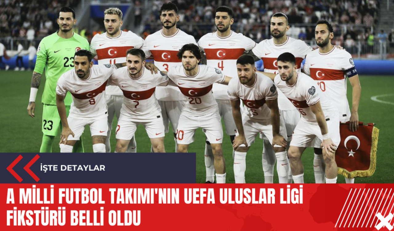 A Milli Futbol Takımı'nın UEFA Uluslar Ligi fikstürü belli oldu