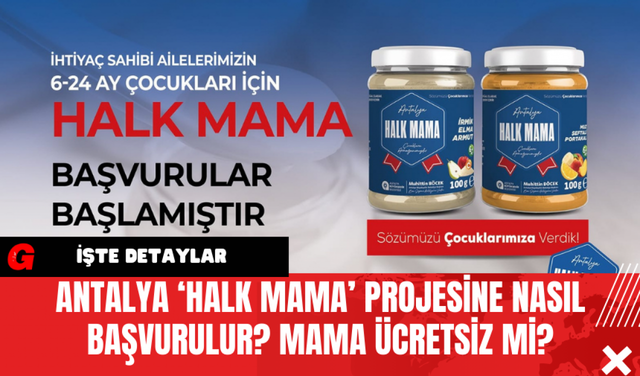 Antalya ‘Halk Mama’ Projesine Nasıl Başvurulur? Mama Ücretsiz Mi?