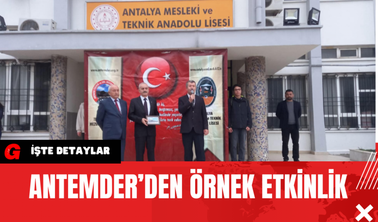 ANTEMDER mezunları öğrencilerle buluşturdu