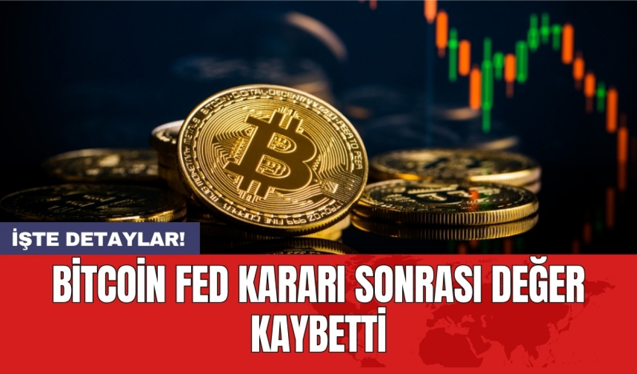 Bitcoin Fed kararı sonrası değer kaybetti