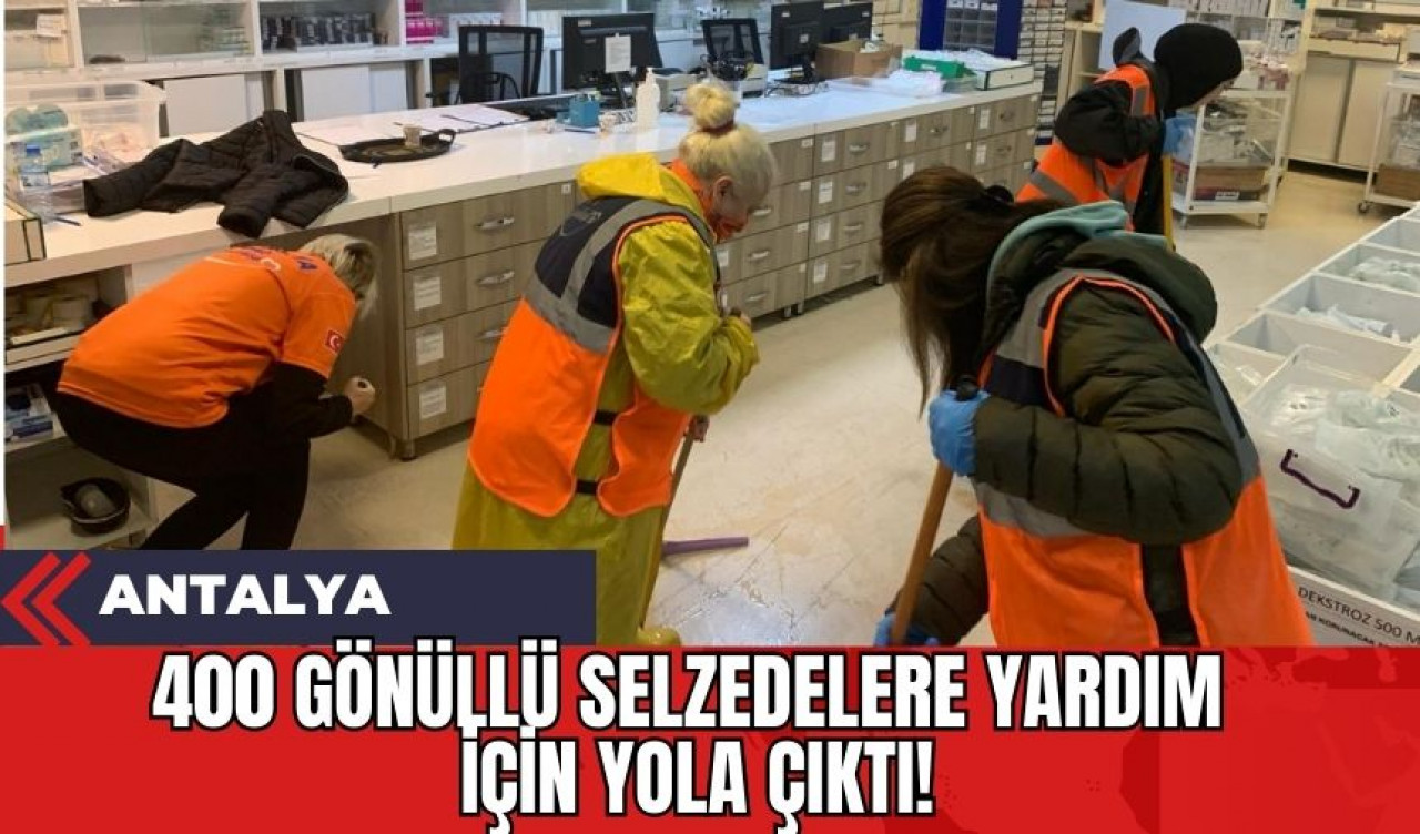 400 Gönüllü Selzedelere Yardım İçin Yola Çıktı!